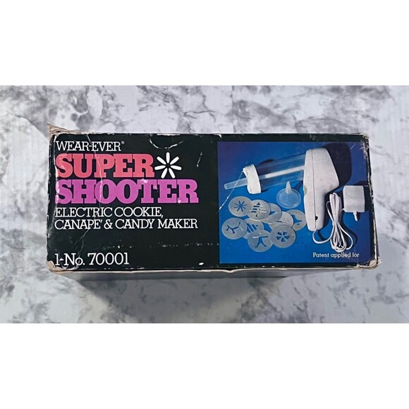 VTG Wear Ever Super Shooter 180 Electric Cookie Canape Candy Maker PS7204 TESTED - Picture 5 of 13
